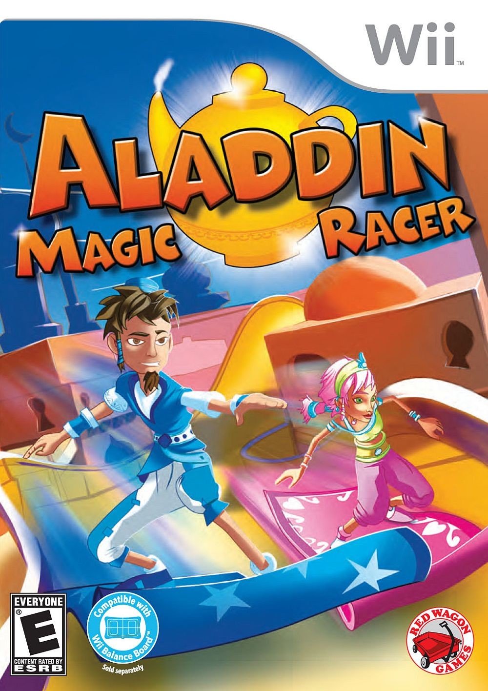Aladdin Magic Racer Wii Cover